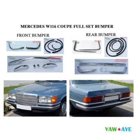 classic-mercedes-w116-euro-bumpers-1972-1981-elevate-your-ride-on-yawaaye-big-0