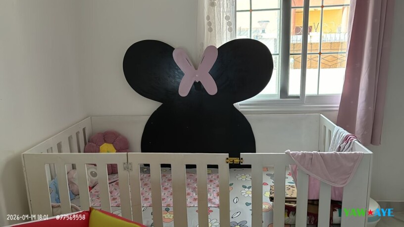 lit-enfant-minnie-mouse-excellent-etat-parfait-pour-les-petits-big-1