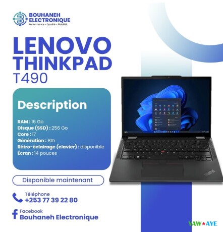 powerful-lenovo-thinkpad-t490-i7-8th-gen-16gb-ram-256gb-ssd-perfect-for-professionals-big-0