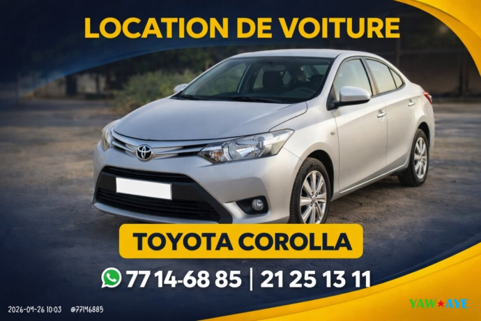 louez-une-toyota-corolla-manuelle-economique-conduisez-avec-style-sur-yawaaye-big-0