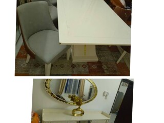 elegant-ensemble-salle-a-manger-blanc-dore-table-6-chaises-et-buffet-inclus