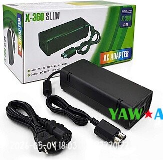 official-xbox-360-slim-power-supply-bonus-video-games-grab-yours-on-yawaaye-big-0