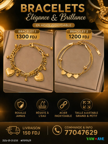 bracelet-femme-en-acier-inoxydable-resistant-a-leau-ajustable-big-0