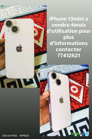 iphone-13-mini-4-mois-dutilisation-en-bon-etat-big-0