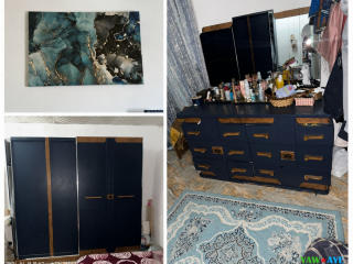 chambre-a-coucher-complete-avec-tapis-et-rideaux