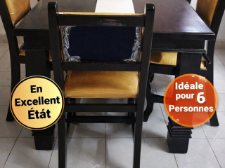 table-a-manger-rectangulaire-bois-fonce-avec-6-chaises-rembourrees