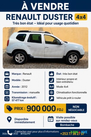 renault-duster-4x4-2012-diesel-boite-manuelle-bon-etat-big-1