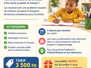 cours-de-soutien-en-francais-pour-enfants-a-cheick-moussa-ete