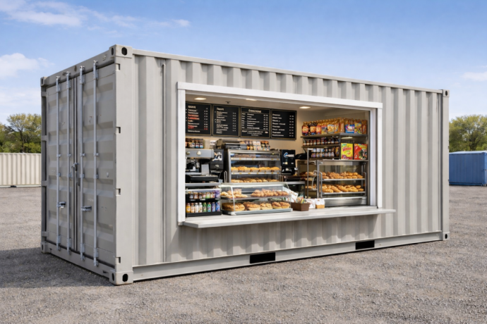 container-amenage-pour-commerce-structure-solide-et-pret-a-lusage-big-0