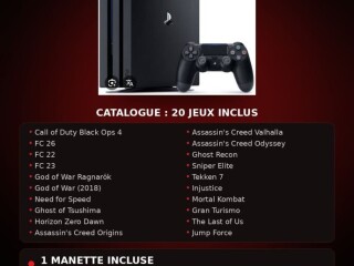 console-ps4-pro-avec-manette-et-20-jeux-inclus
