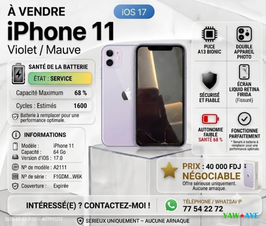 iphone-11-violet-64-go-en-bon-etat-big-0