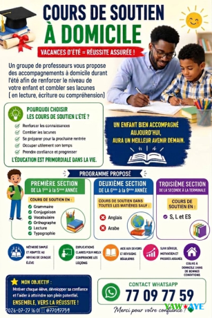 renforcez-la-reussite-scolaire-soutien-domicile-pour-primaire-college-lycee-sur-yawaaye-big-0