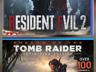 bundle-jeux-ps4-resident-evil-2-shadow-of-the-tomb-raider-comme-neufs