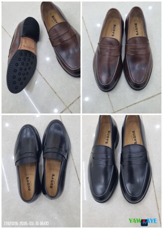 rudys-paris-mens-shoes-stylish-black-brown-size-6-38-eu-brand-new-big-1