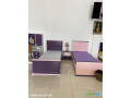 chambre-enfant-complete-lits-simples-violet-rose-bureau-chic-sur-yawaaye-small-0
