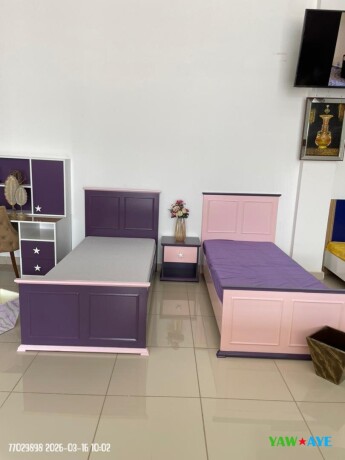 chambre-enfant-complete-lits-simples-violet-rose-bureau-chic-sur-yawaaye-big-1