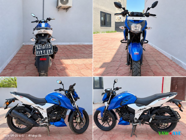 exceptional-tvs-apache-rtr-160-4v-like-new-160cc-motorcycle-for-sale-on-yawaaye-big-0