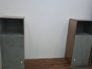 elegant-meuble-tv-moderne-gris-anthracite-bois-etat-quasi-neuf-sur-yawaaye