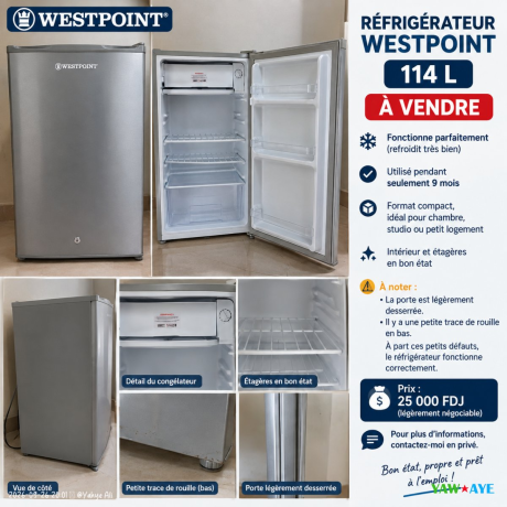 refrigerateur-compact-westpoint-114l-en-excellent-etat-parfait-pour-petits-espaces-big-0