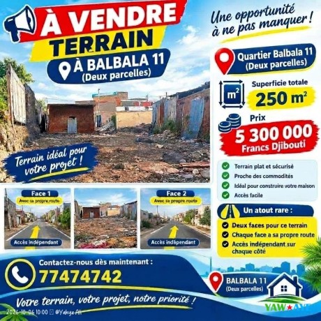 terrain-de-250-m2-a-balbala-11-parcelles-combinees-en-vente-big-1
