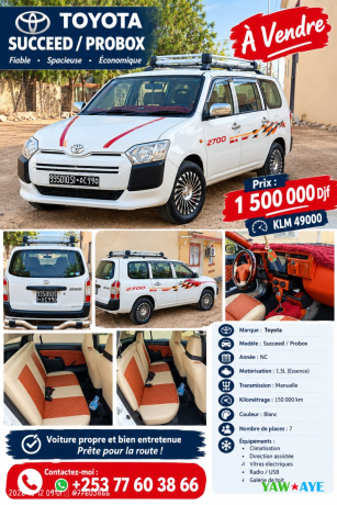 toyota-succeed-blanche-en-bon-etat-avec-equipements-personnalises-big-0