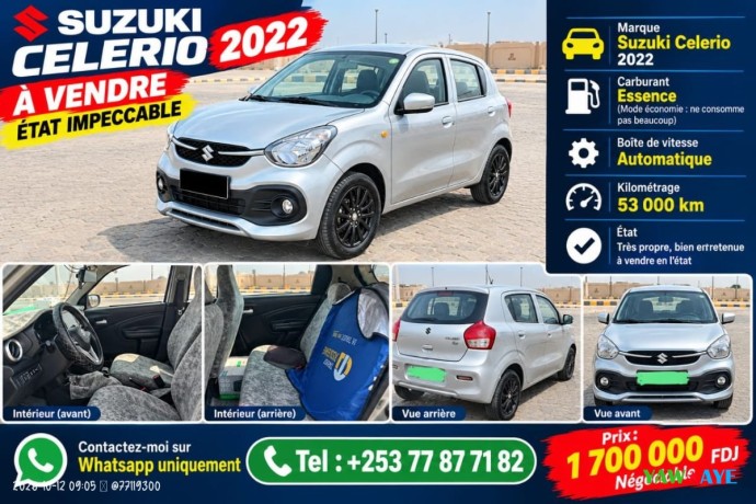 suzuki-celerio-2022-boite-automatique-vehicule-en-bon-etat-big-1