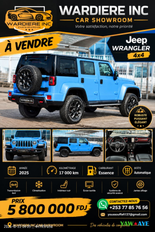 jeep-wrangler-2025-diesel-4x4-vehicule-en-excellent-etat-big-0
