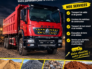 camion-benne-howo-pour-transport-de-materiaux-de-construction